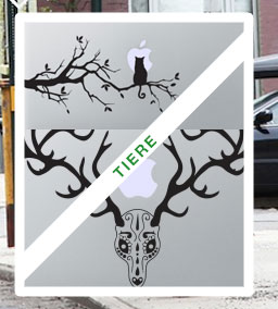 macbook sticker tiere