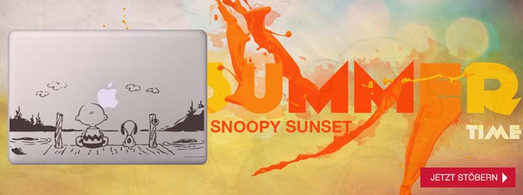 Snoopy Macbook Sticker